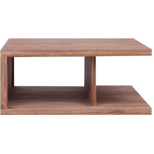 Maison Chic Klubska mizica - kavna mizica - Nizka mizica 70x70x30 cm trdna tikovina, (21754425) Slike