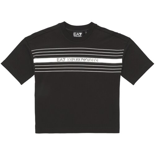 Ea7 Emporio Armani TRAIN LOGO SERIES TEE EXTENDED LOGO Crna Slike