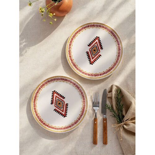 Hermia Set dezertnih tanjira, 6 komada, Beli Cene