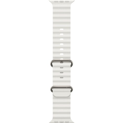 hoco. Silikonski pa&scaron;ček za iWatch, 42/44/45/49 mm, bel &ndash; iWatch WA12 White Cene