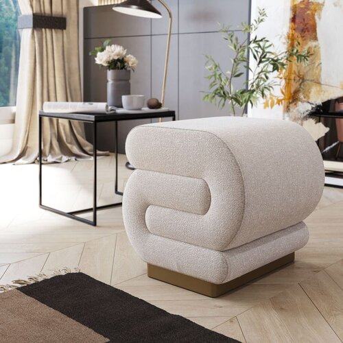 Atelier Del Sofa Sally tabure, 40x42x42cm, krem Cene