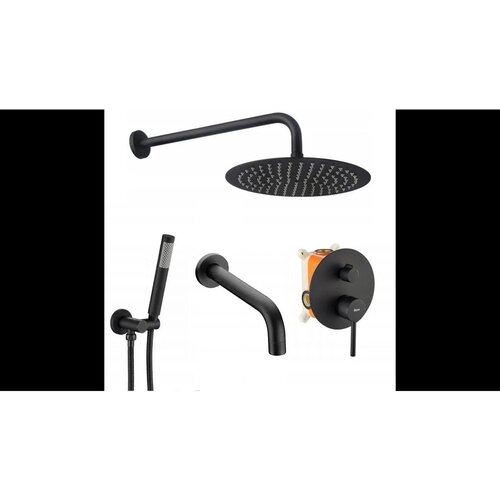 REA Bath REA SET KADA-TUŠ PODŽBUKNI LUNGO BLACK CRNI+ BOX Cijene