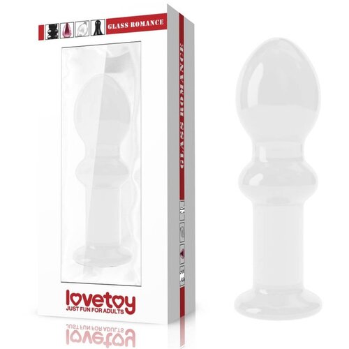 Lovetoy 4.5inch Glass Romance Clear LVTOY00588 Cene