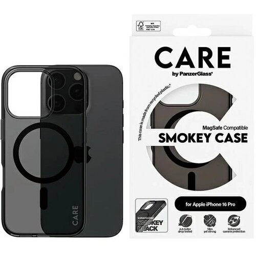 PanzerGlass CARE BY FLAGSHIP OVITEK ZA MAGSAFE ZA IPHONE 16 PRO POLPROZOREN, (21897375) Cene