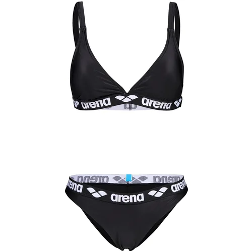 Arena Ženski kupaći Elastic Solid Bikini Trian, Crni