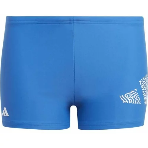 Adidas 3 BAR LOG BOXER Kupaći kostim za dječake, plava, veličina