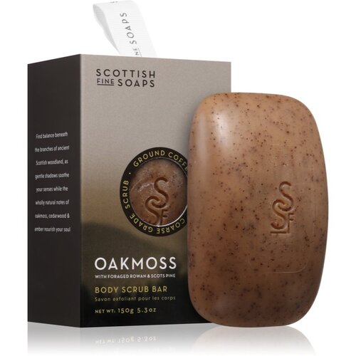 Scottish Fine Soaps Oakmoss eksfolijacijski sapun za tijelo 150 g Slike