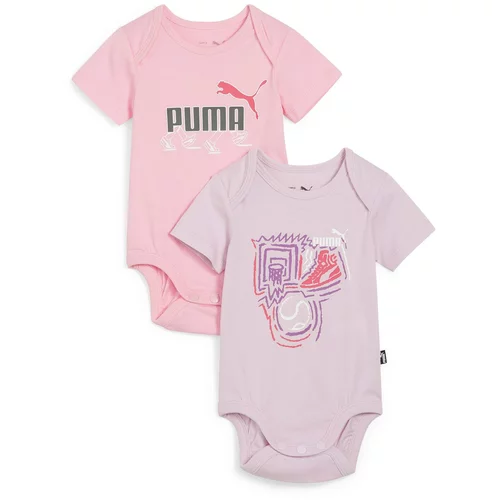 Puma Dječji bodi 'MINICATS' lila / roza / crna / bijela