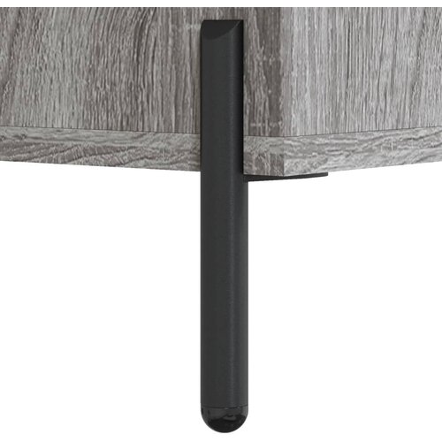 Klupa za cipele siva boja hrasta 102x35x55 cm konstruirano drvo Slike