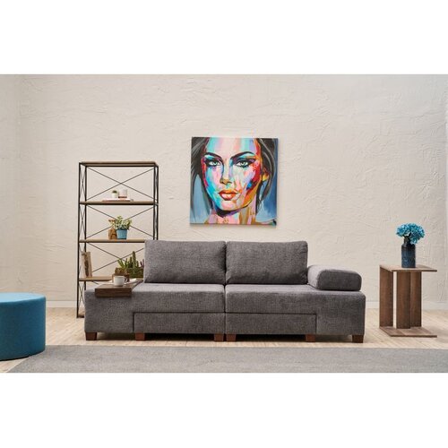 Atelier Del Sofa trosed na razvlačenje Perenna Chenille, 116 cm, sivi Slike