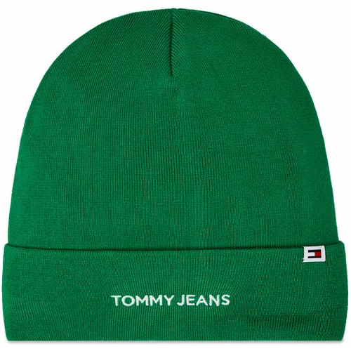 Tommy Jeans Kapa Tjw Linear Logo Beanie AW0AW15843 Zelena