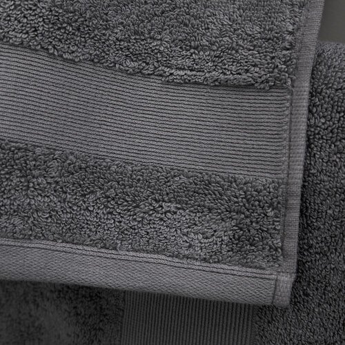 Catherine Lansfield Temno sive frotirne bombažne brisače v kompletu 2 ks 30x30 cm Anti-Bacterial &amp;ndash; Slike