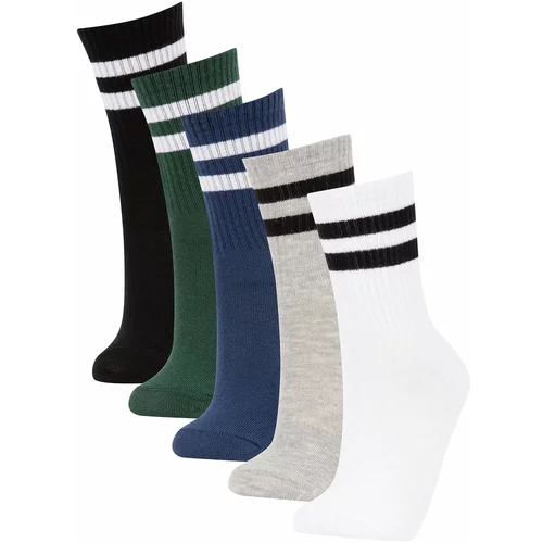 Defacto Boys Fit 5 Pack Cotton Long Socks