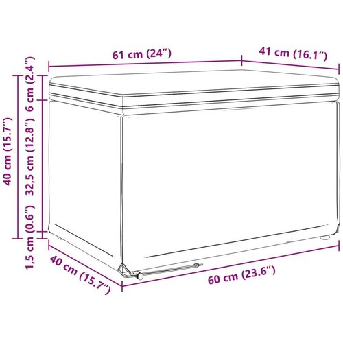 Stolica Bijelo 61 x 41 x 40 cm Umjetna Koža i Fino Radeći Drvo - Bijelo 60 cm Umjetna koža Slike