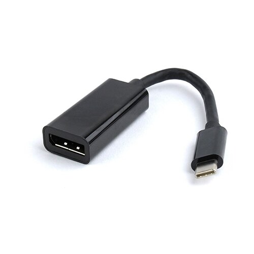  Adapter Type-C to DisplayPort, BLACK, GEMBIRD A-CM-DPF-01 Cene
