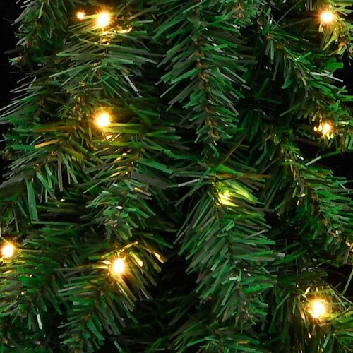 Umjetno osvijetljeno božićno drvce sa 130 LED žarulja 210 cm Slike
