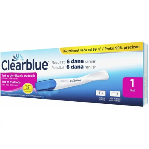 Clearblue rani test za utvrđivanje trudnoće 1 komad