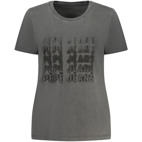 PepeJeans ŽENSKI MAJICA S KRATKIM RUKAVIMA CRNA Slike