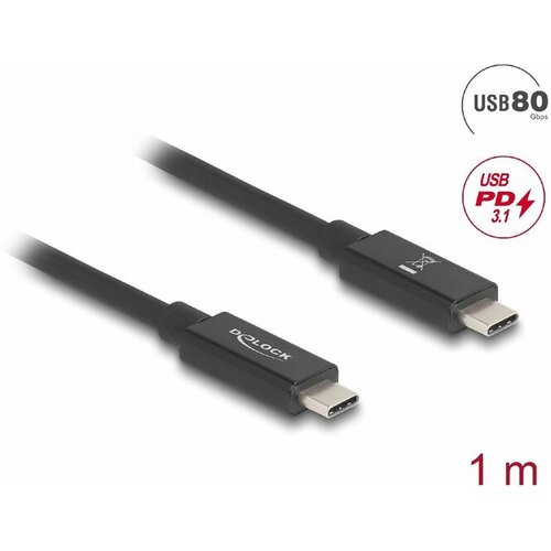 Delock USB kabel Thunderbolt, črna, 1m 81211 Cene