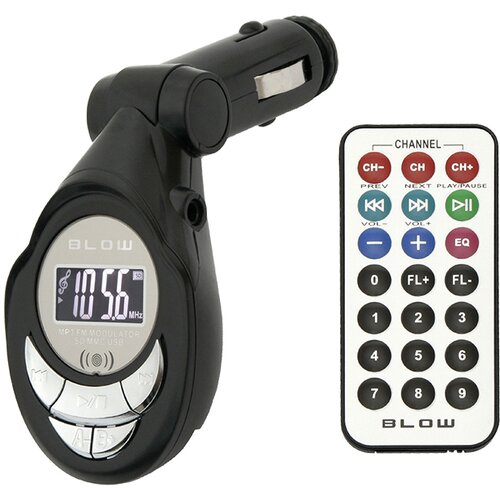  Auto FM transmiter MP3 SD USB 12-24V + daljinski upravljač 2 Slike