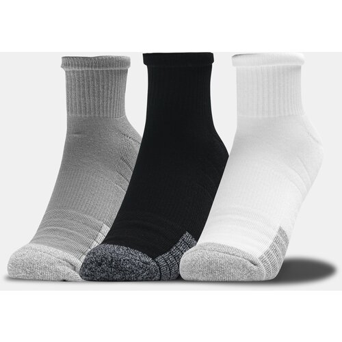Under Armour Socks UA Heatgear Quarter 3pk-GRY - Unisex Slike