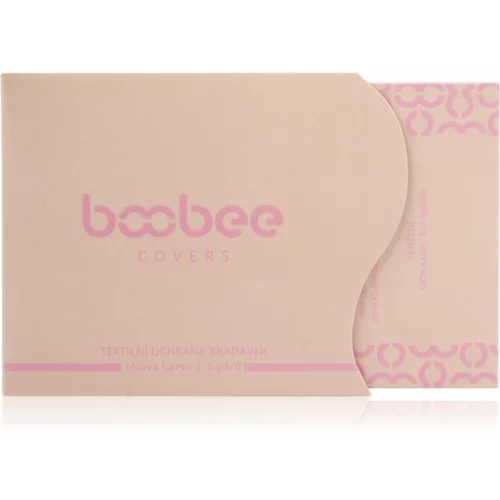 Boobee Covers tekstilna zaščita bradavičk odtenek Skin color 2x5 kos