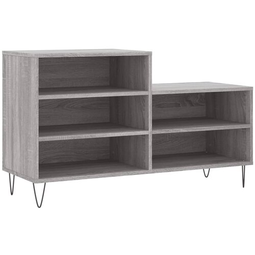 Maison Chic Omarica za obutev - Kopa za čevlje siva sonoma 102x36x60 cm inženirski les, (21777311) Slike