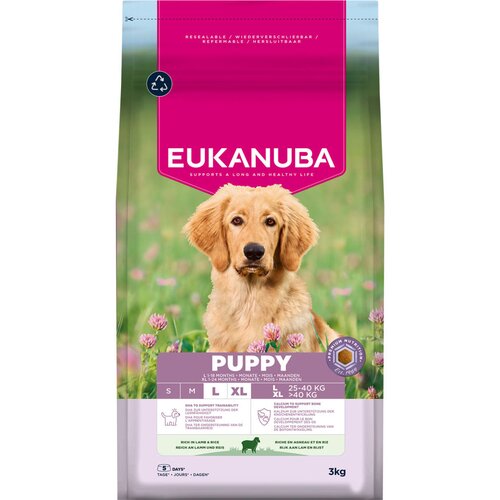 Eukanuba Premium Nutrition Puppy Large & Giant Breed janjetina i riža - 12 kg Cijene