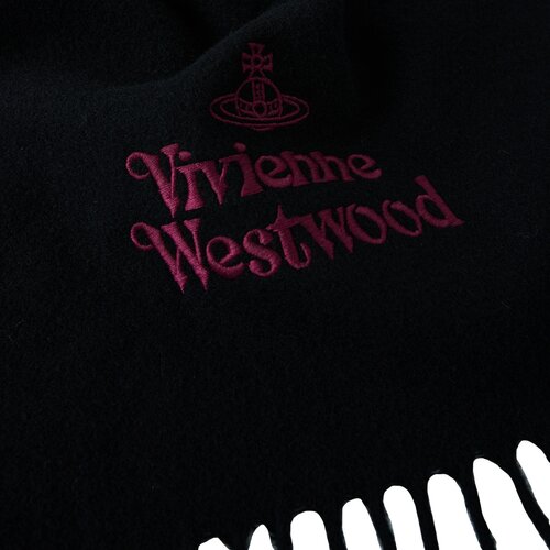 Vivienne Westwood &amp;Scaron;ali &amp;amp; Rute 30X180 SCARF Črna Slike