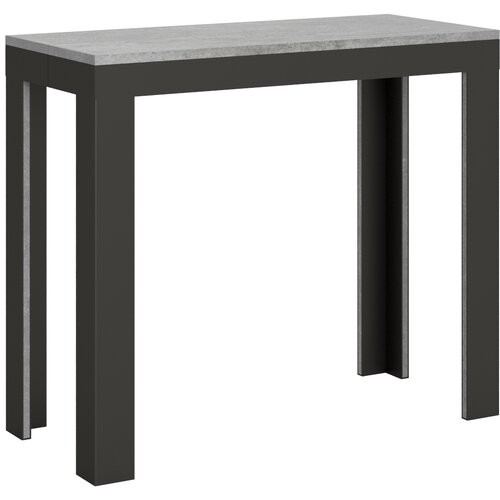 Ityhome 90 x 77 konzolna miza siva, (20847576) Slike