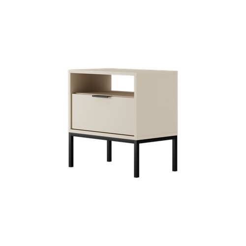  Noćni ormarić AUSTIN - cashmere - crna Cene