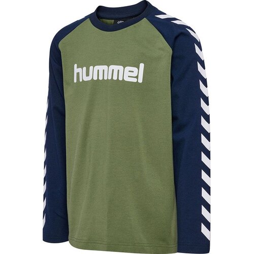 Hummel Majica za dečake sa dugim rukavima Boys L/S, Maslina-teget Slike