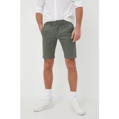 Pepe Jeans Kratke hlače Charly mo&amp;scaron;ke, zelena barva Slike