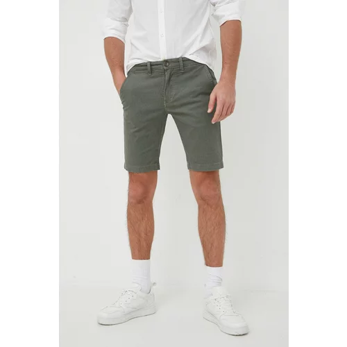 Pepe Jeans Kratke hlače Charly moške, zelena barva
