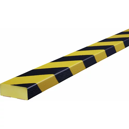 SHG Zaščita površin Knuffi®, tip D, kos 1 m, črno / rumene barve