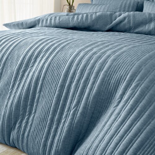 Pineapple Elephant Modra posteljnina za zakonsko posteljo 200x200 cm Tamba Stripe &amp;ndash; Slike