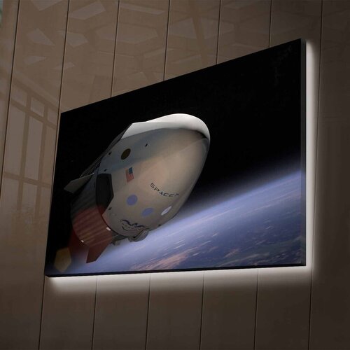 Wallity Zidna slika sa LED rasvjetom NASA-038, 45x70 cm Cijene