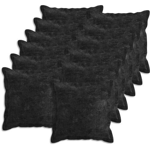  Presvlaka za jastuk 12 kom. HOUTEN Antracit 45 x 45 cm Slike