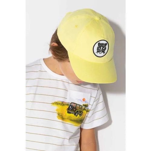 Mayoral Dječja kapa boja: žuta, od tanke pletenine