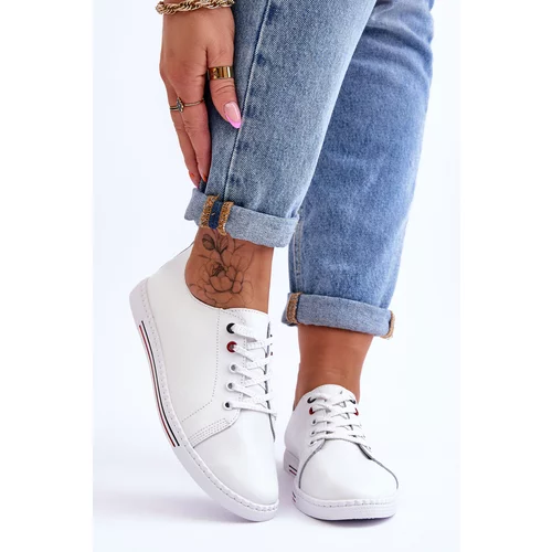 Kesi Women's Leather Sneakers White Renes