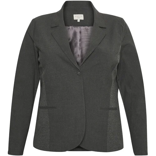 KAFFE CURVE Blazer 'Jia' temno siva