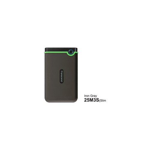 Transcend HDD 2TB StoreJet M3Portable,USB 3.1,anti-shock,Iron Gray Slike