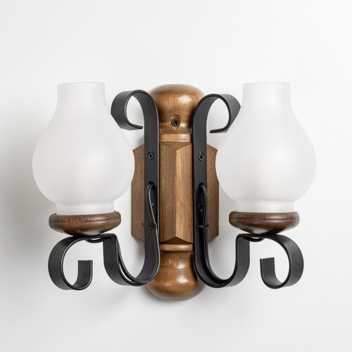  Brilagi - Zidna svetiljka RUSTIC 2xE14/40W/230V buk/orah Slike