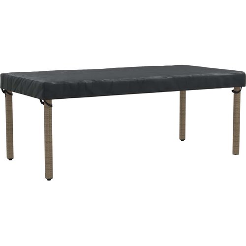  Pokrov za stol Jednobojno Crna 202 x 92 x 15 cm tkanina Slike