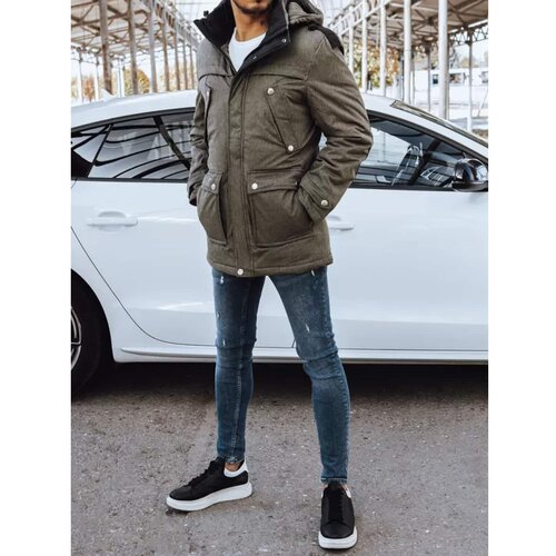 DStreet TX4279 men's khaki winter jacket Cene