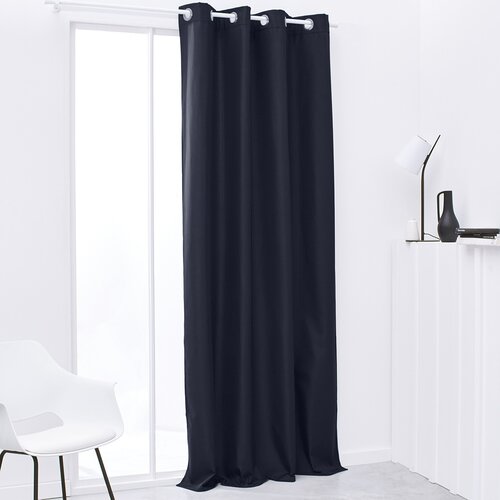 Today Zavese, žaluzije Rideau Isolant 140/240 Polyester Essential Navy Modra Slike