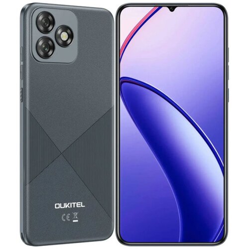Oukitel C53 black Smart phone4G/Octa-Core/6.6"HD/64GB/4+4GB/13M/5MP/4300mAh/Android 14 Cene