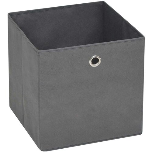 VidaXL kutije za pohranu od netkane tkanine 10 kom 28x28x28 cm sive Slike