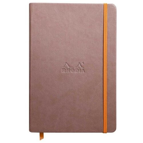  Notes A5, Rhodia Rhodiarama webnotebook, diktando crte, taupe Cene