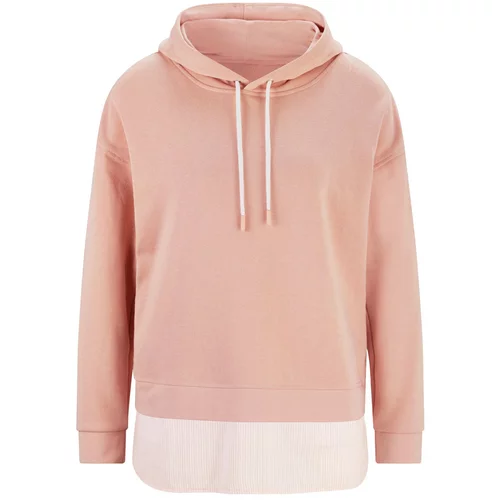 heine Sweater majica pastelno roza / bijela